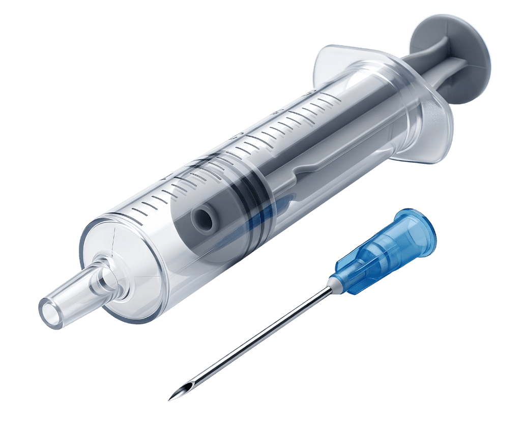 MECA CARE SYRINGE WITH NEEDLE